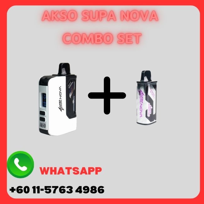 Akso Supa Nova 12k Puff Combo Set - Vape Singapore SG Vape