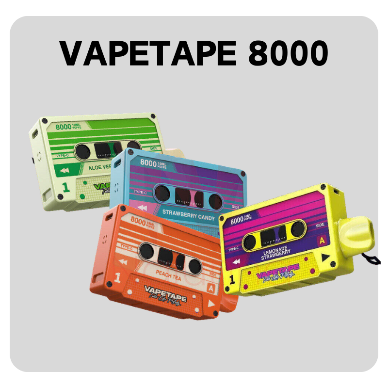 Vape Tape 8000 puff disposable vape - Vape Singapore SG Vape