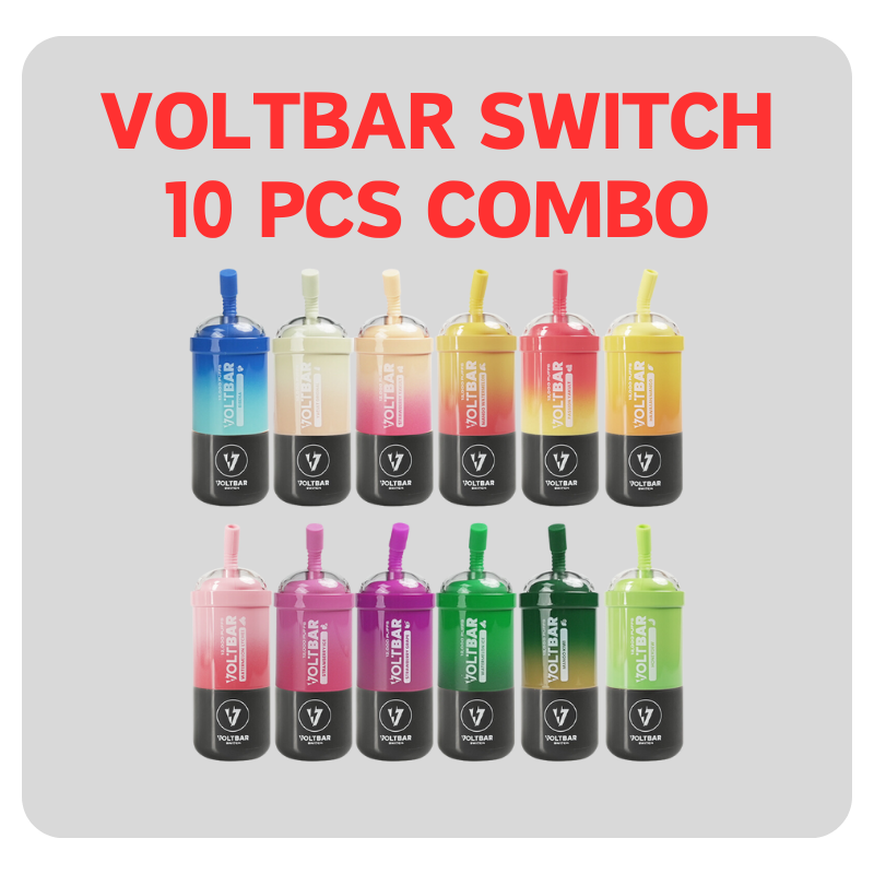 Voltbar Swtich 12,000 Puff 10 Pcs Combo - Vape Singapore SG Vape